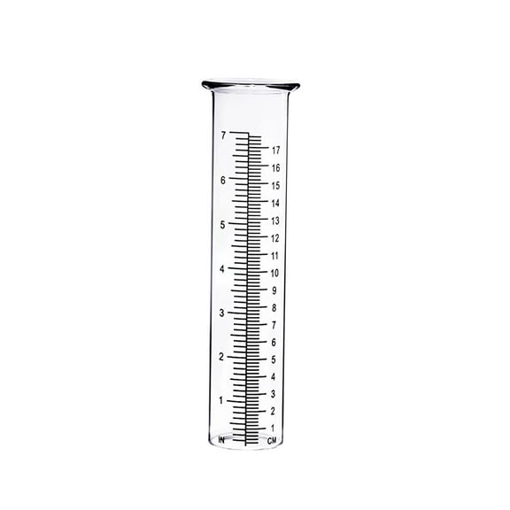 Rain Gauge Replacement Tubes Capacity Outdoor Rain Gauges Freeze Proof Rain Gauges for Yard Outdoor Home Garden Rain Gage (cm/inch)