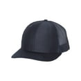 thumbnail image 2 of Richardson - Adjustable Snapback Trucker Cap - 112 - Navy - Size: OSFM, 2 of 5
