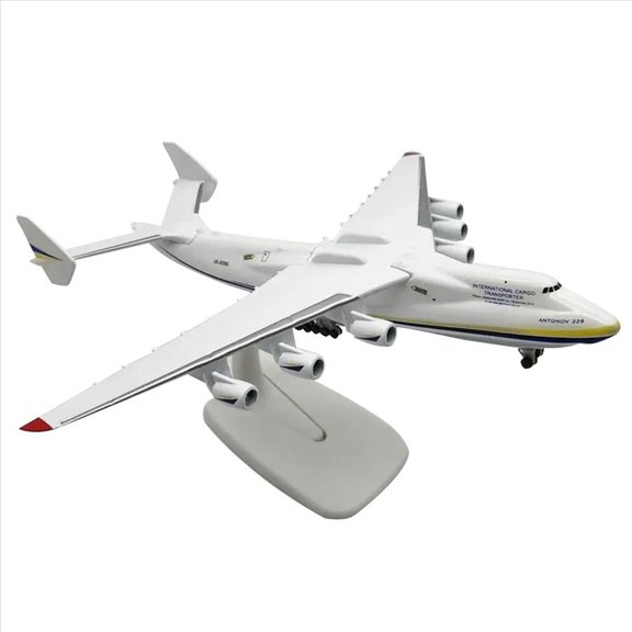 Metal Alloy Antonov An-225 Mriya Airplane Model 1/400 Scale Replica Model Airplane Toy for Collection