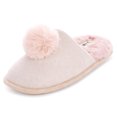 thumbnail image 4 of Floopi Women’s Daisy Pom Pom Felt Scuff Slipper, 4 of 6