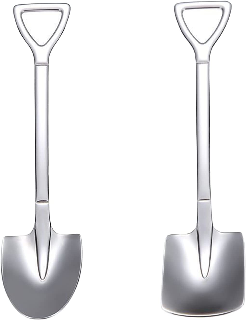 Comicfs 10-Pack Dessert Spoons - 6 Inch Shovel Shape, Stainless Steel, Mirror Polish For Ice Cream & Coffee - View #8