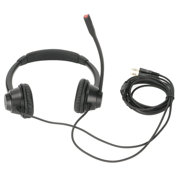 H390DPC Binaural Customer Service Headphones Ultra Light Noise Reduction Business Headset for Office Customer Service