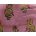 thumbnail image 4 of oneOone Georgette Viscose Fabric Leaves|Swirl & Floral Block Print Fabric BTY 42 Inch Wide, 4 of 4