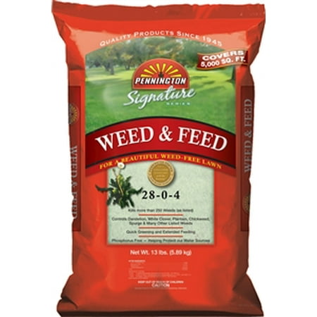 Pennington 28-0-4 Weed & Feed - 13 Lbs. (Best Lawn Feed And Seed)
