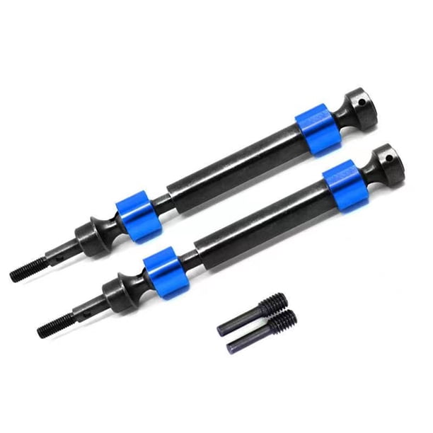 Eje de impulsión dividida Servicio de larga duración MIANO MANZANDO INSTALACIÓN HIJO INSTALACIÓN Eje de peso ligero RC Reemplazo de accesorios para MAXX BLUE 2 PIEZAS seitruly FN001665-02