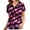 #7-Black, variant on Pntutb Womens Womens Uniform Working Clothing Print V Neck Short Sleeve Tops with Pocket