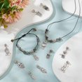 thumbnail image 5 of 1Set 32pcs 16 Styles Owl Alloy Dangle Beads 5mm Large Hole Tibetan European Charms Pendants Owl Charms Bails for Bracelet Necklace Jewelry Making Antique Silver, 5 of 6