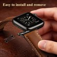 thumbnail image 3 of BANDOVA 5Pack Premium Leather Band Compatible with Apple Watch 38/40/41/42mm(Series 11/10), Classic Business Replacement Strap for Women Men, 3 of 7