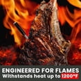 thumbnail image 2 of MeatStick V: Wireless Meat Thermometer Digital, 1200 °F Heat Resistance, Unlimited Range WiFi Meat Thermometer, Wireless Meat Thermometer for Grilling and Smoking, Air Fryer, Oven, BBQ, Grill, Smoker, 2 of 7