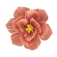 thumbnail image 1 of Xiao Hua 6 flores de papel crepé de 20 cm para decoración de pared, bodas, fondos florales, baby shower, fiestas de cumpleaños, fotos, arcos, guarderías, rosa loto., 1 of 4
