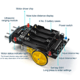 thumbnail image 4 of Smart Car DIY Electronic Kit 51 MCU Ultrasonic Obstacle Avoidance Car Automatic Ranging Robot Programming DIY Kit,1 x DIY electronic kit,Yellow&Black, 4 of 7