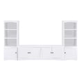 thumbnail image 1 of Laughlin 3-piece Entertainment Center TV Stand White, 1 of 18