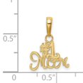 thumbnail image 2 of Pendentif Breloque Collier Meilleure Maman en Or Jaune 14k, 2 of 6