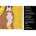 thumbnail image 5 of Summer Sunflowers Natural Eared Fawn Boxer Kitchen Towel 15 in x 25 in, 5 of 5
