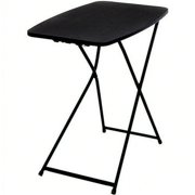 26-Inch Black Folding Table With Adjustable Height For Personal Use