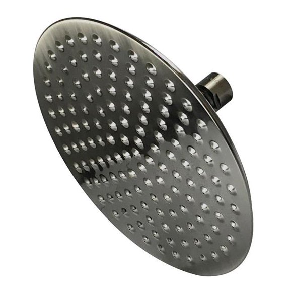 Kingston Brass Victorian 7.75 in. Showerhead - Stainless Steel, Black