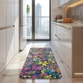 thumbnail image 4 of Pioneer Flower Floral Print Pattern Kitchen Rug Mat,Kitchen Runner Rugs Non Skid Washable,Decorative Kitchen Floor Mats for Kitchen,Sink,Laundry,17"x47.2", 4 of 7