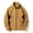 AB91 Gold, variant on Tisuna Men Winter Jacket Color Block Long Sleeve Stand Collar Coat Fashion Loose Autumn Winter Men Zipper Jacket Army Green Size L