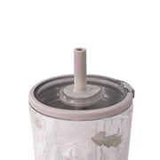 HydroJug Everyday Tumbler – Ceramic-Lined Insulated Tumbler with Straw and Soft-Touch Lid, Cup Holder Friendly – 14 oz, Camo