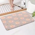 thumbnail image 4 of Princess Flower Dress Pattern Bathroom Rugs Mat,Non Slip Microfiber Bathroom Rug,Rubber Backing,Soft Bathroom Mats for Bathroom Floor,Tub and Shower,17x30in(43x75cm), 4 of 5