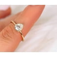 thumbnail image 5 of vylahjewellery Wedding Rings for Solitaire Engagement Ring Valentine Proposal Ring 18K Yellow Gold Ring for Wedding Pear Cut Moissanite Diamond Ring Bezel Set Bands, 5 of 9