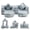 Gray Soccer, variant on Baxluxe Modular Kids Couch, Sectional Play Sofa for Playroom, Glow-in-The-Dark Convertible Foam Sofa, Multi-Combination Playing Couch for Developing Imagination, Rainbow Unique
