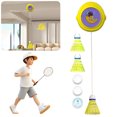 thumbnail image 3 of Dispositivo Entrenamiento Bádminton Máquina Práctica Accesorios Ajustable Portátil para Un Jugador, 3 of 9