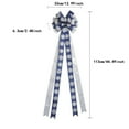 Car Christmas Christmas Tree Topper Bow Large 13"X44" Christmas Bows