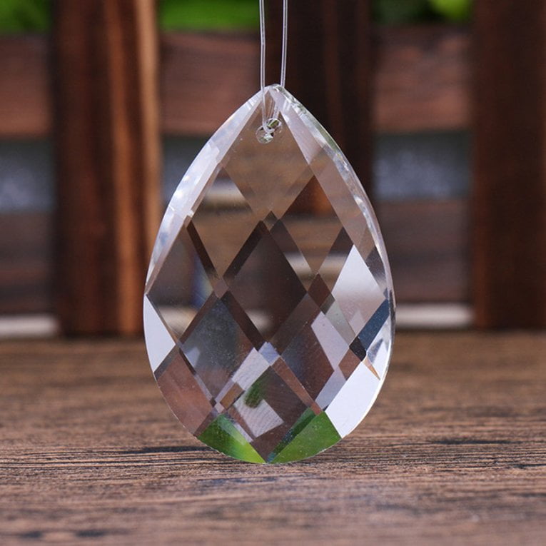 Details about   Glass Art Crystal Prism Pendant Chandelier Hanging Ornament Sun catcher U S 