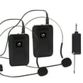 thumbnail image 1 of Sidaley Micrófono dual inalámbrico con transmisor y receptor Sistema de micrófonos de solapa de alta sensibilidad Receptor recargable Alcance Cables de audio/vídeo, 1 of 1