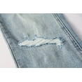 thumbnail image 5 of 2025 Ksubis Jeans brand Jeans Men's Jeans Casual Comfort Holes Fashionable Straight Skinny Slim Fit Jeans, Ripped Stretch Jeans Denim Pants Menswear 3024 28-40, 5 of 8