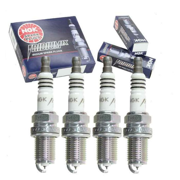 4 pc NGK Iridium IX Spark Plugs compatible with Audi Q3 Quattro 2.0L L4 2015-2018