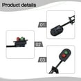 thumbnail image 2 of 5pcs HO Scale 1:87 Railroad Train Model Signal Traffic Lamp Mini LED Signal Light 3V/12V With Resistors Railway Scenes Layout, 2 of 12