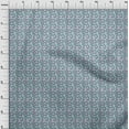 thumbnail image 3 of oneOone Viscose Chiffon Fabric Leaves & Swirl Block Printed Craft Fabric BTY 42 Inch Wide, 3 of 4