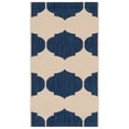 thumbnail image 2 of Safavieh Courtyard Elwyn Geometric Indoor/Outdoor Area Rug, Beige/Navy, 2' x 3'7", 2 of 9