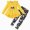 H226-Yellow, variant on TOWED22 Baby Girl Clothes Print Long Sleeve Sweatshirt Pullover Tops Joggers Pants Fall and Winter Outfit Set,Yellow,4-5 Y