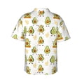 thumbnail image 4 of Xecao Lovely Avocado print Hawaiian shirt - a stylish short-sleeve button-down for men, perfect for casual beach and tropical outings., 4 of 9