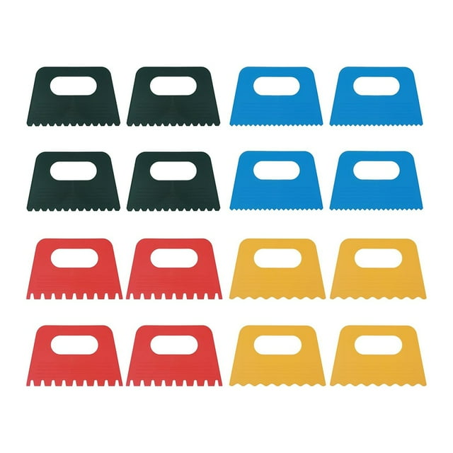 16 PCS Textured Art Tools, Plastic Paint Scrapers Kit, Texture Tools for Plaster Art Paint Scrapers,for Texture Art on