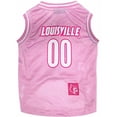 thumbnail image 2 of Pets First Louisville Pink Basketball Jersey, Small, 2 of 3