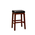 thumbnail image 1 of Brady Backless Black PU Bar Stool, 1 of 6