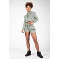 thumbnail image 3 of Pixley Crop Top Hoodie - Light Green, 3 of 8