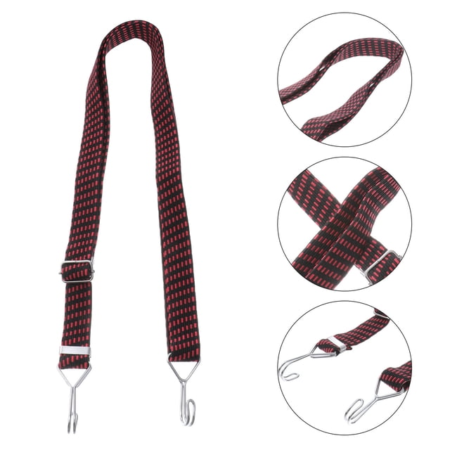 YSNOOWE 4Set Elastic Packing Strap Binding Straps Red Color For Heavy Load Transport Multi-Purpose