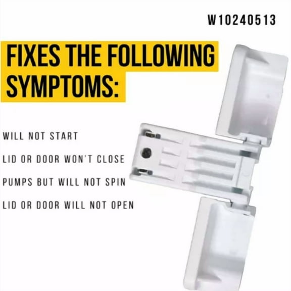 W10240513 Washer Lid Latch Lock Strikes For Whirlpool Kenmore Amana Maytag Roper