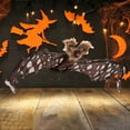 thumbnail image 6 of FVDPWYE Hanging Bat Halloween Decoration Flying Bat Realistic Creepy Ornament Trick Prop, 6 of 9