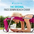 thumbnail image 3 of Ostrich The Woody Backpack 3N1 Portable Chair, Reclining Lounger with Cooler Bag, Pink, 3 of 13