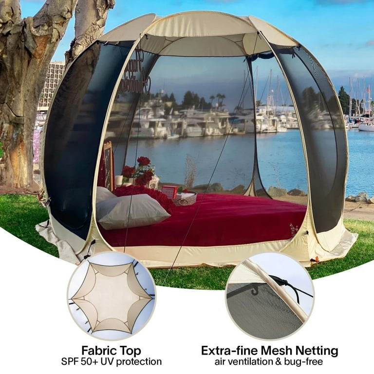 Alvantor Easy Pop Up Outside Portable Panel Screen House