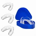 thumbnail image 1 of Customizable Nighttime Teeth Grinding Protector - 4-Piece Set with 2 Sizes, Hygiene Storage Case | Food-Grade, BPA & Latex-Free Material | Reusable, Comfortable Fit Mouth Guard for Oral Care, 1 of 6