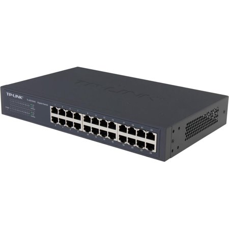 UPC: 0845973020620 | TP-Link 24-Port Gigabit Ethernet Unmanaged Switch | Plug and Play | Desktop/Rackmount | Fanless | Limited Lifetime (TL-SG1024D)