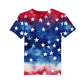 thumbnail image 5 of ITSAME Boys 4th of July T-Shirts, Short Sleeve Independence Day Print Round Neck Kids Fashion Casual Tops Multicolor Size 5-6T, 5 of 5