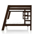 thumbnail image 3 of Furniture of America Vance Wood Bunk Bed, Twin/Full, Dark Walnut, 3 of 7